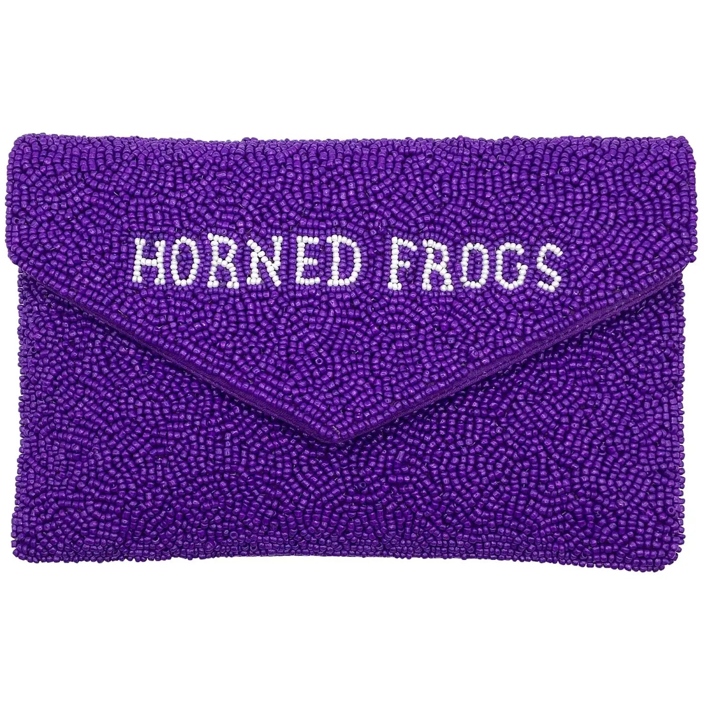 Horned Frogs Mini Beaded Crossbody Bag