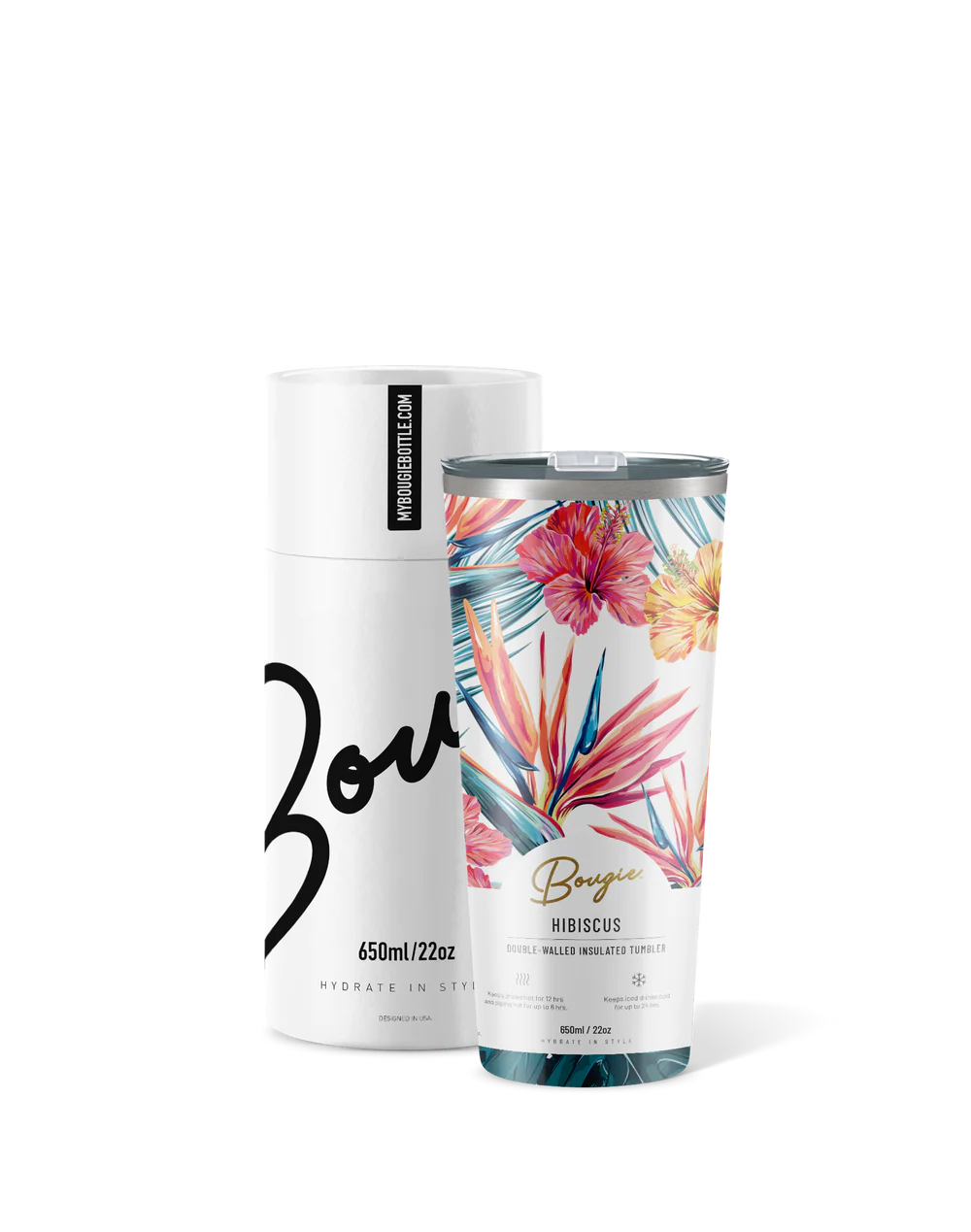 My Bougie Bottle 22oz Insulated Tumbler Gift Tube