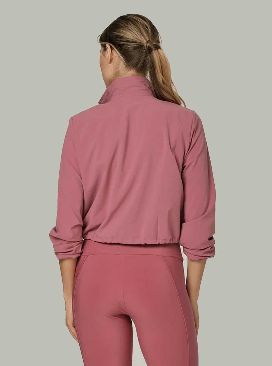 925 Fit Women's Short Coming Waterproof Jacket - Mauve Pink