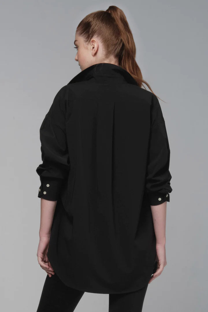 925fit Chez-Mise Shirt Coffee or Black