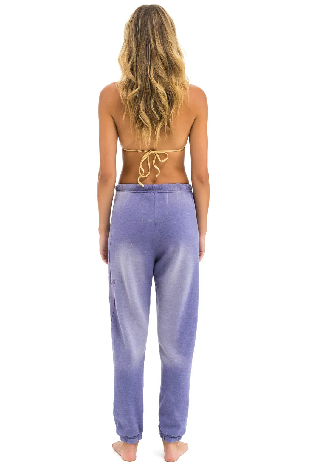 Aviator nation Bolt Stitch Sweatpants - Faded Grape