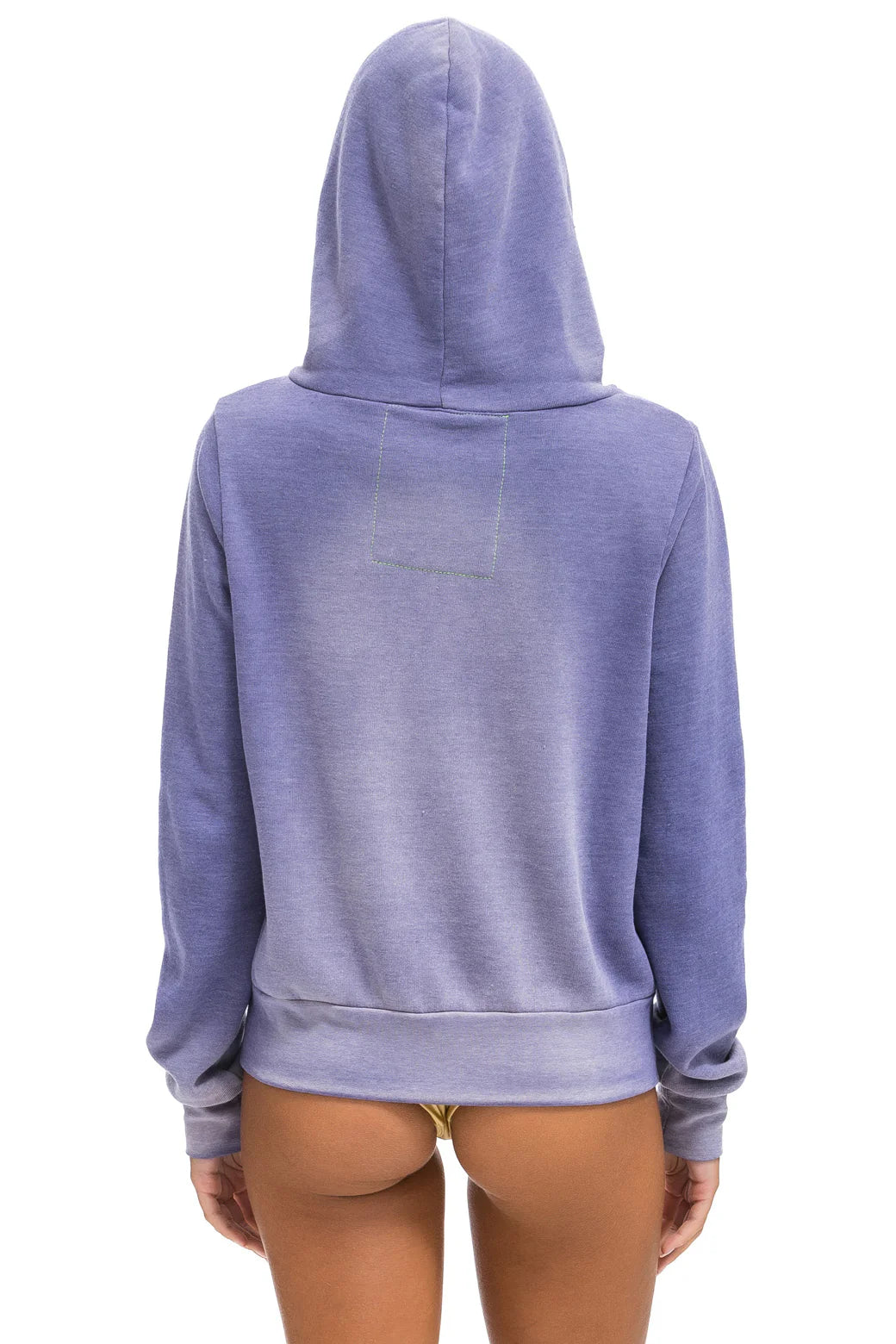 Aviator Nation Essential Zip Hoodie - Faded Grape