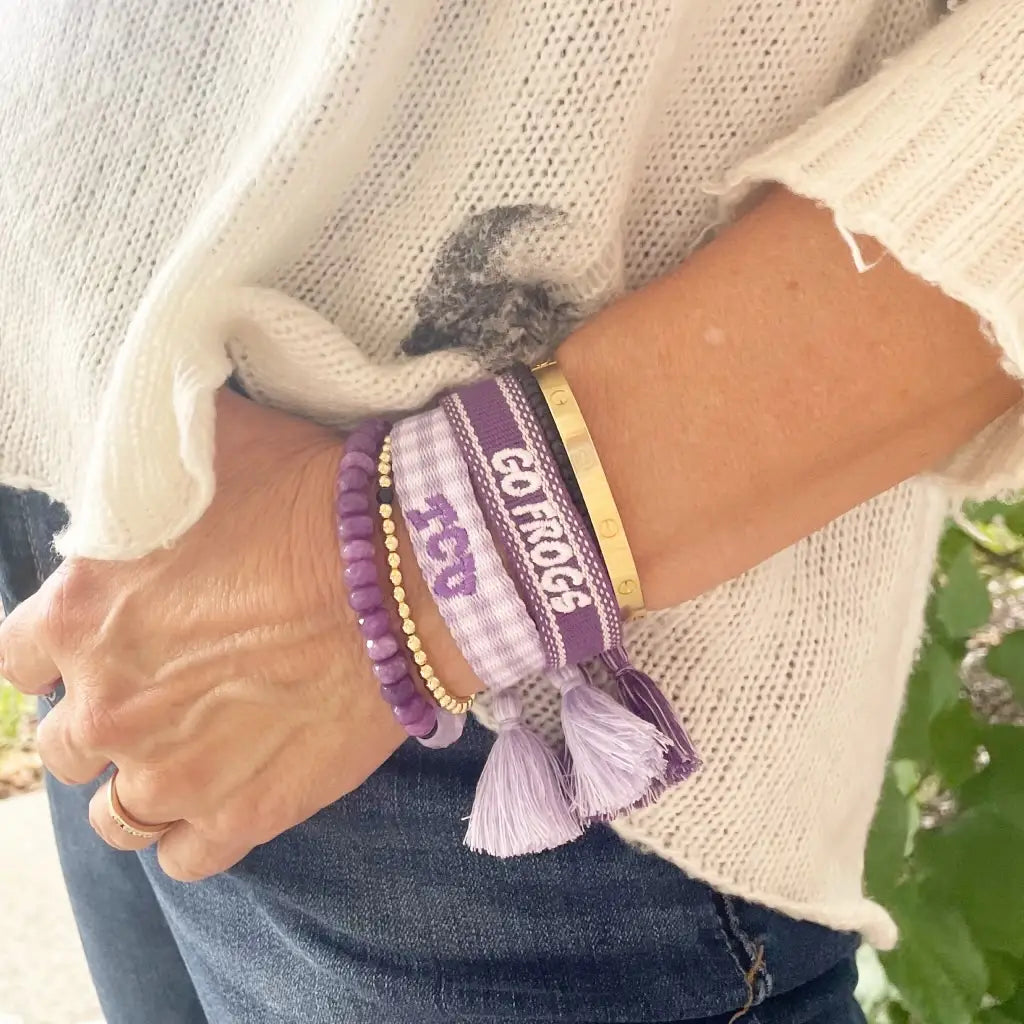 TCU Woven Bracelet
