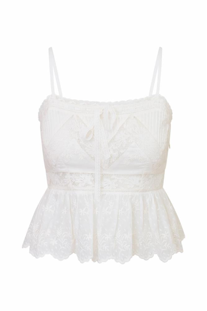 LoveShackFancy Rowina Top