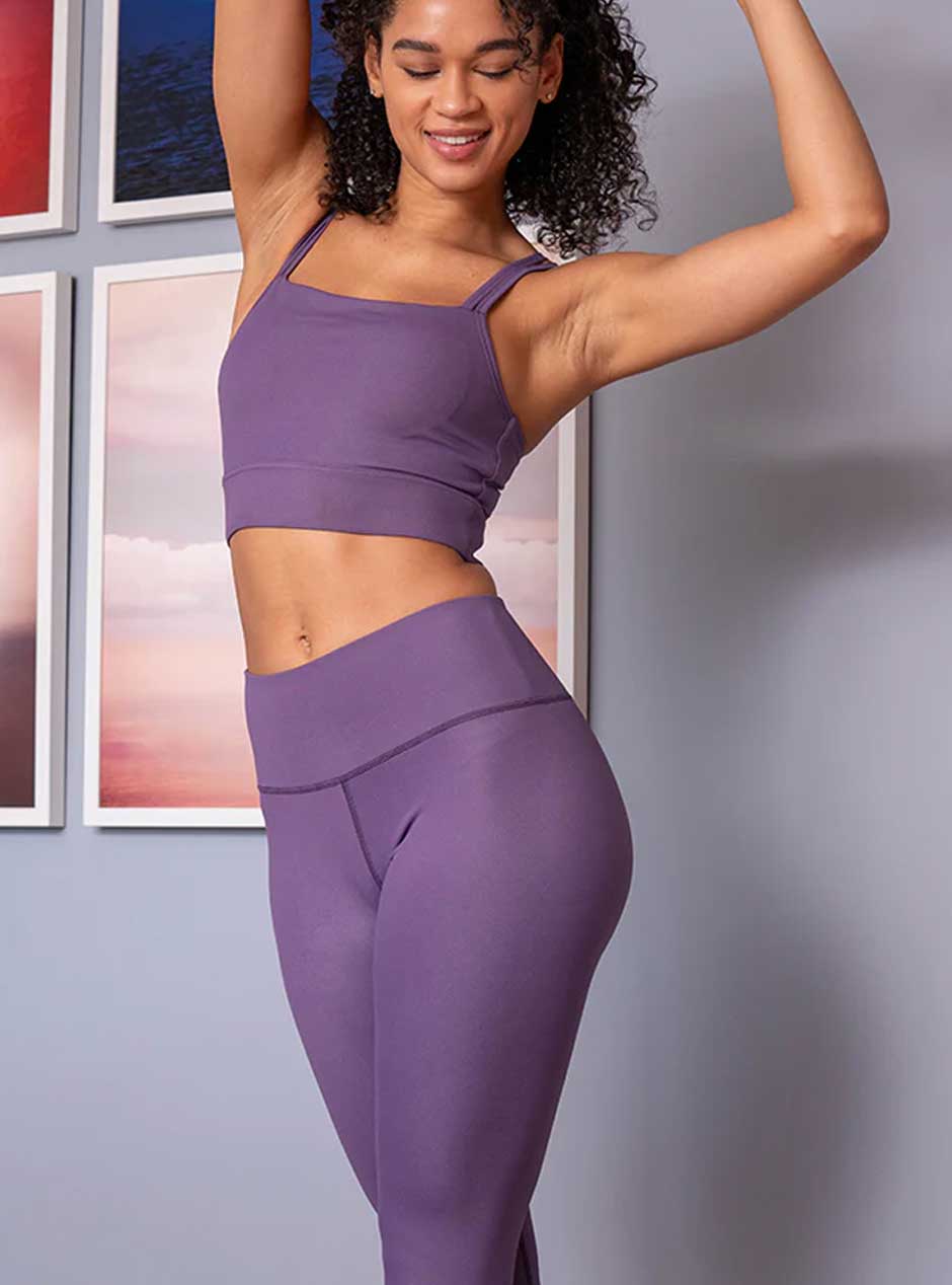 Thrive Société Women's Seamless 7/8 Leggings - Loganberry Purple