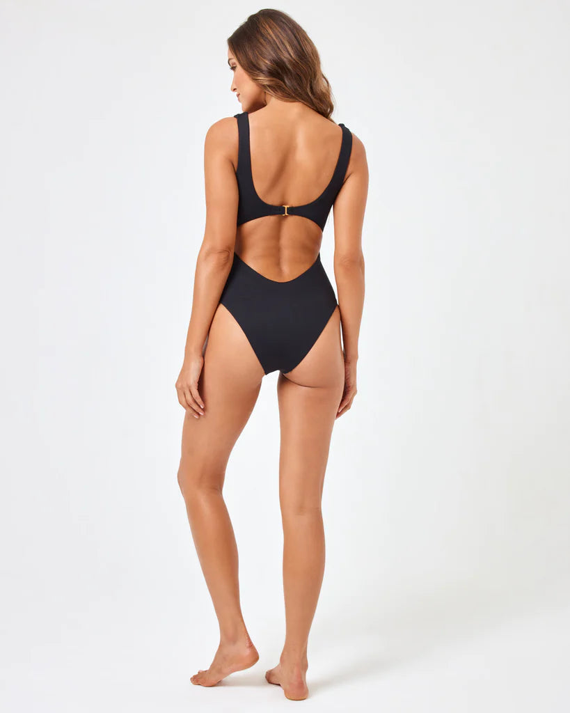 L space black one piece shop