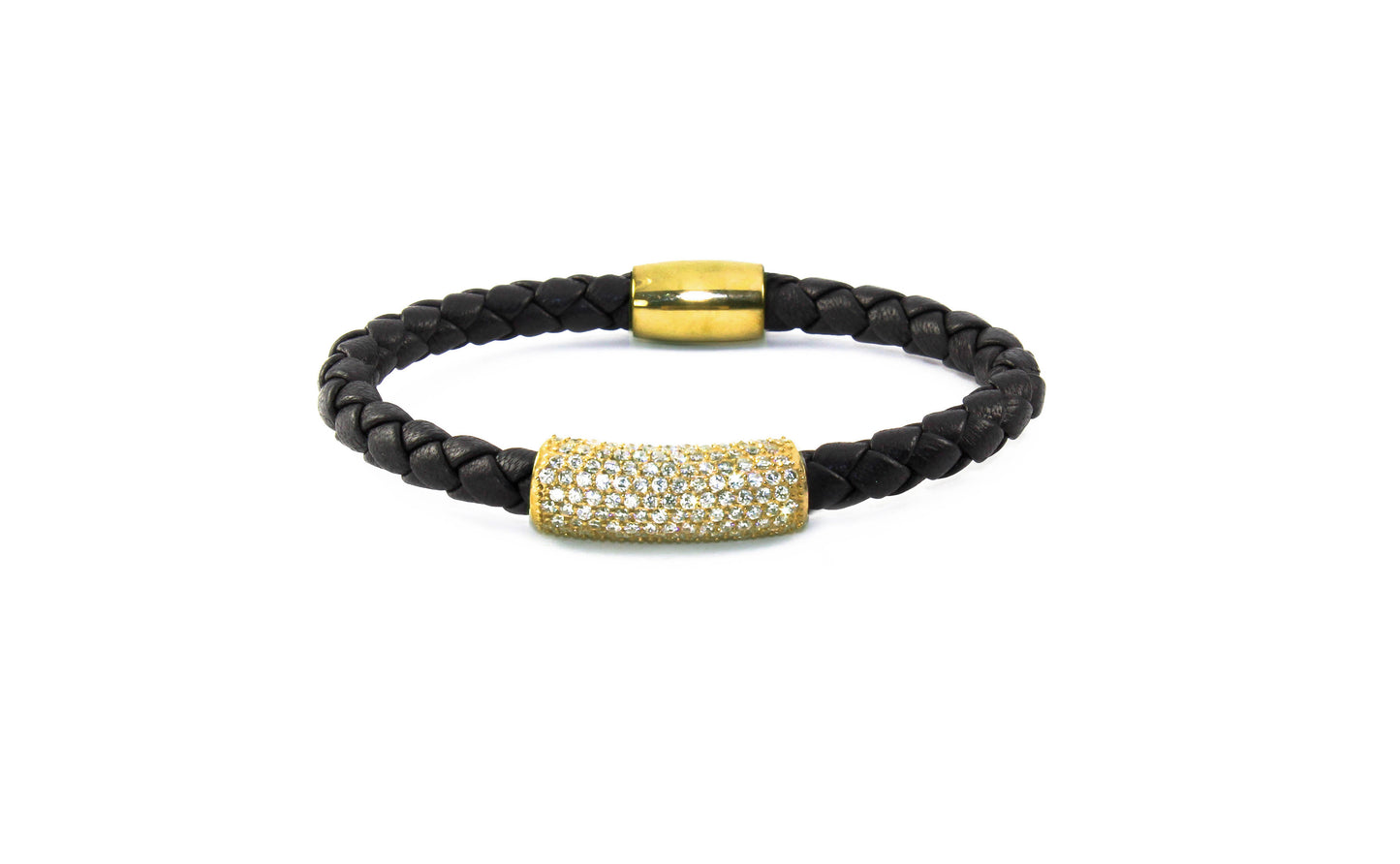 Liza Schwartz Glam Bar Black Nappa Leather