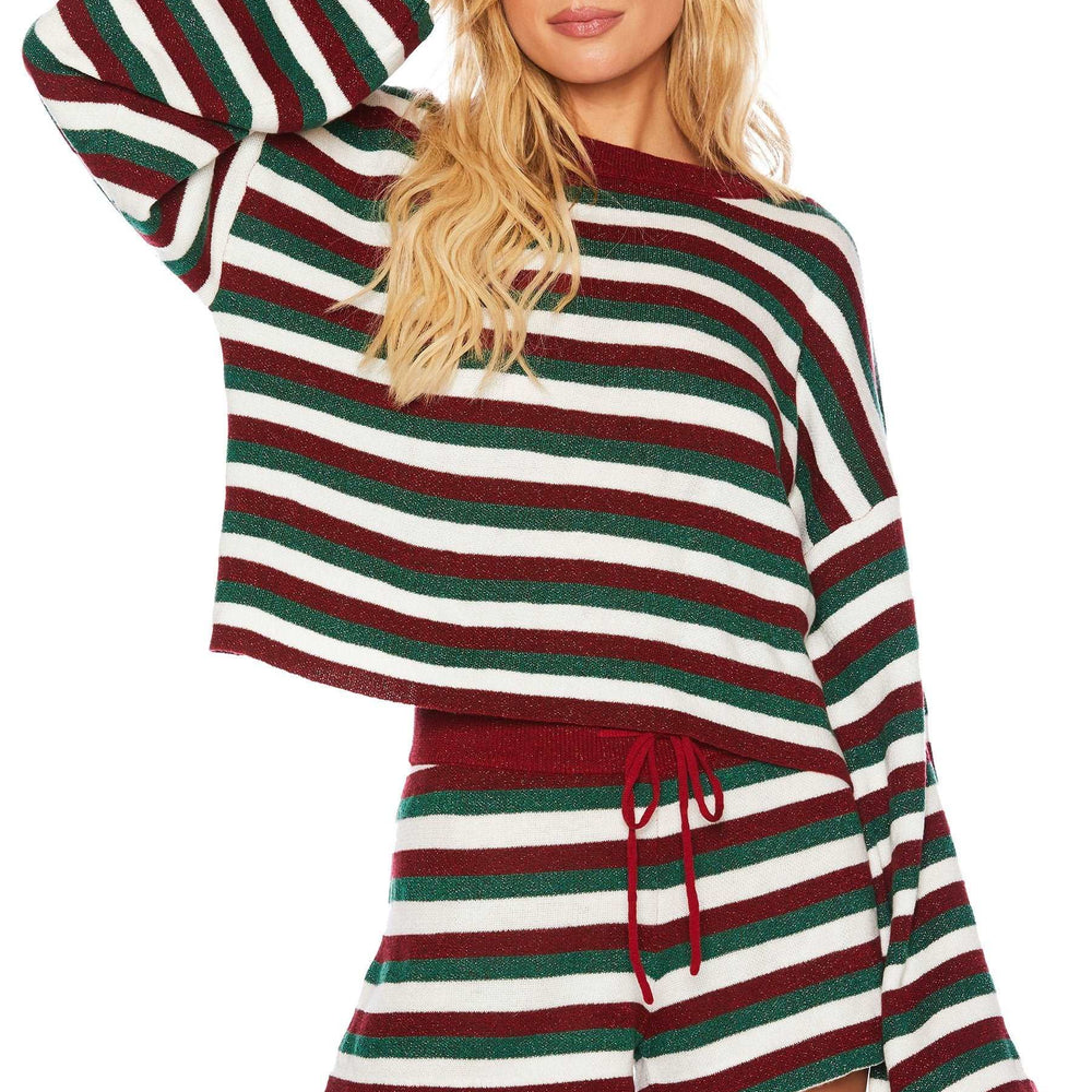 Beach Riot Balboa Short Festive Stripe