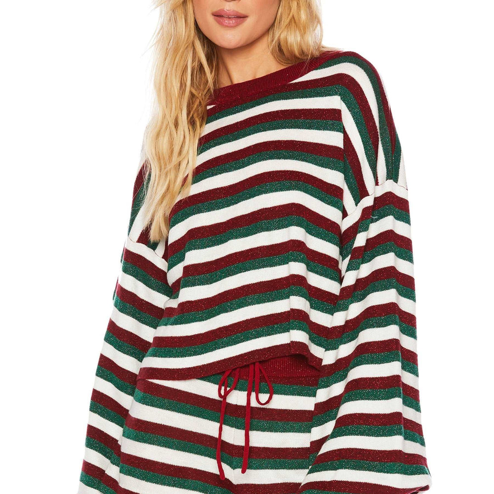 Beach Riot Balboa Short Festive Stripe