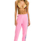 Aviator Nation 5 Stripe Women's Sweatpant Neon Pink/Neon Rainbow