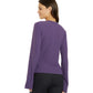 THRIVE SOCIÉTÉ  Pleated Wrap Pullover Loganberry