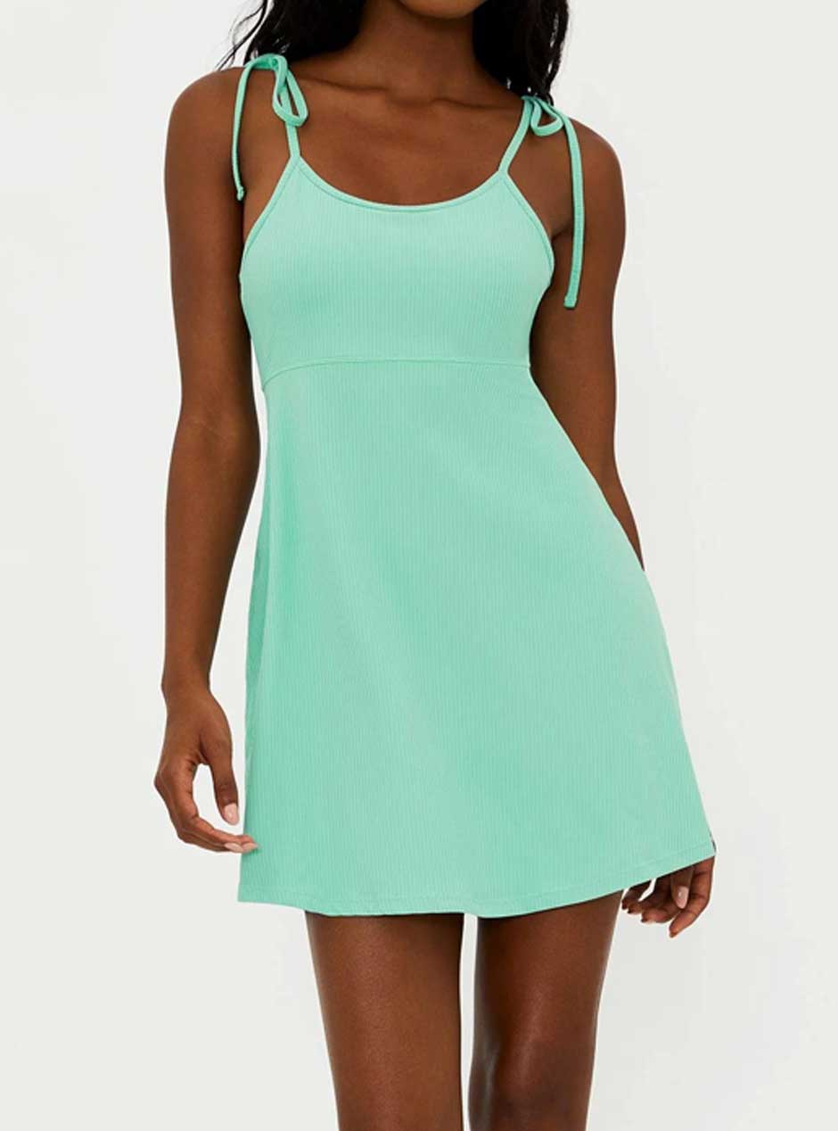 Beach Riot Women's Liberty Tennis Mini Dress - Jade Sky Light Green Move Athleisure Beach Riot Women's Liberty Tennis Mini Dress - Jade Sky Light Green Move Athleisure