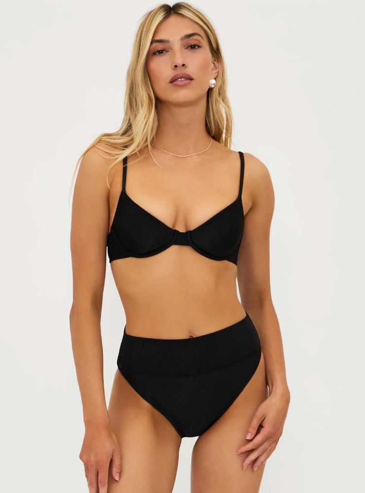 
                  
                    Beach Riot Women's Highway High Waist Ribbed Swimsuit Bottom - Black
                  
                