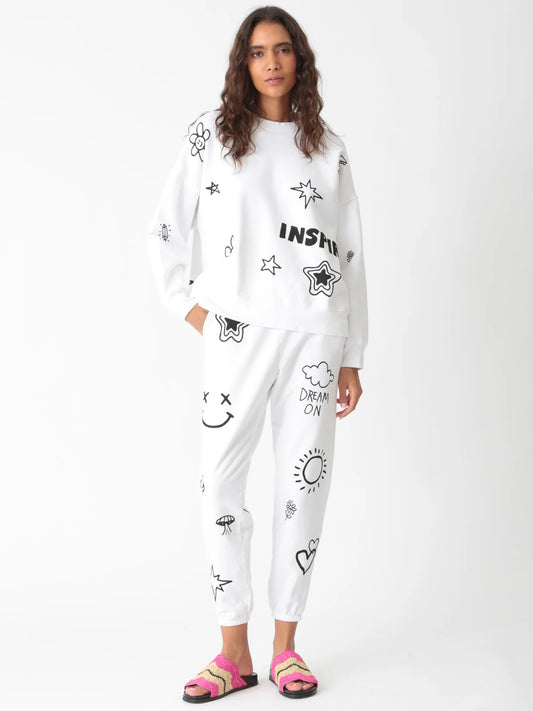 Electric & Rose Siesta Sweatpant - Love Each Other Graphic
