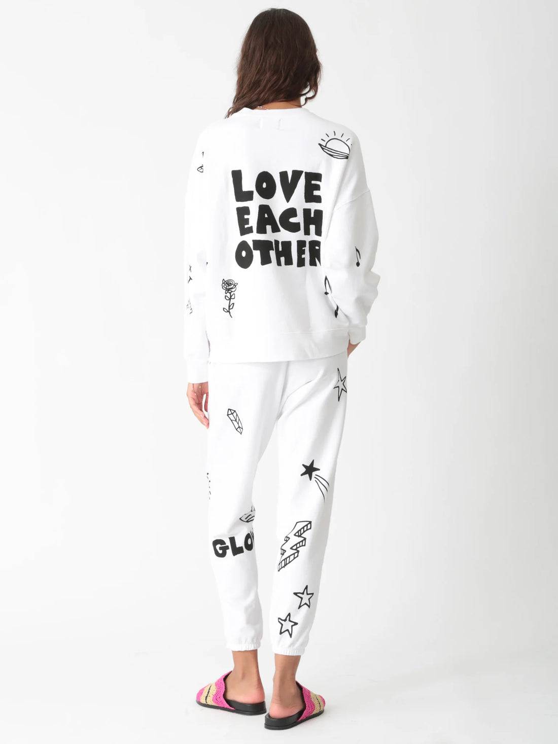 Electric & Rose Classic Sweatshirt - Love Each Other Graphic
