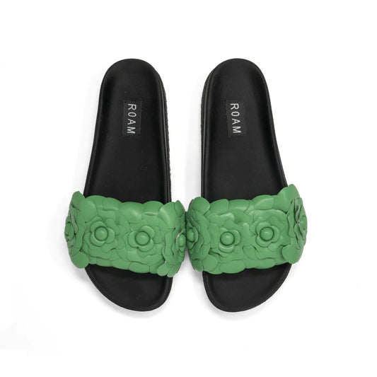 Roam Fleur Slide Kelly Green