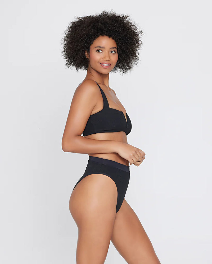 
                  
                    L*Space Women's Lee Lee Ribbed Bikini Top - Black
                  
                