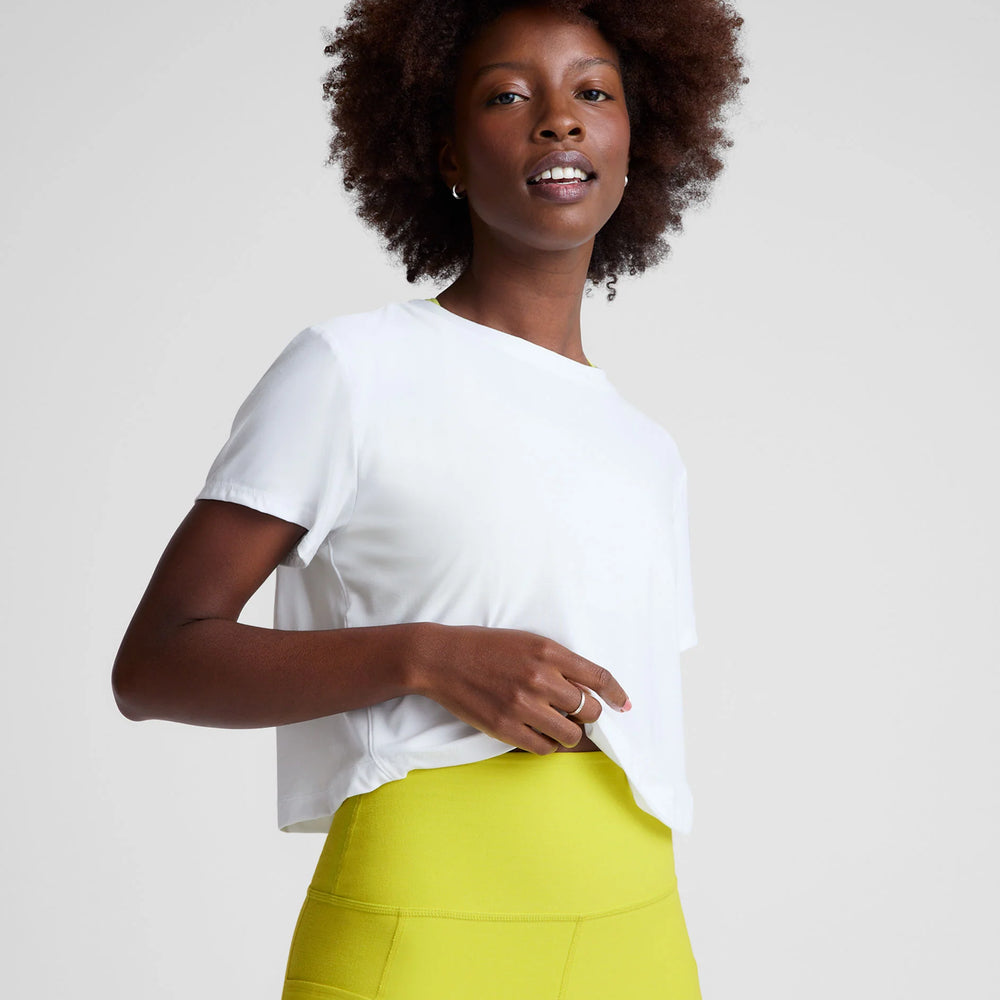 Beyond Yoga Featherweight Supreme Cropped Tee