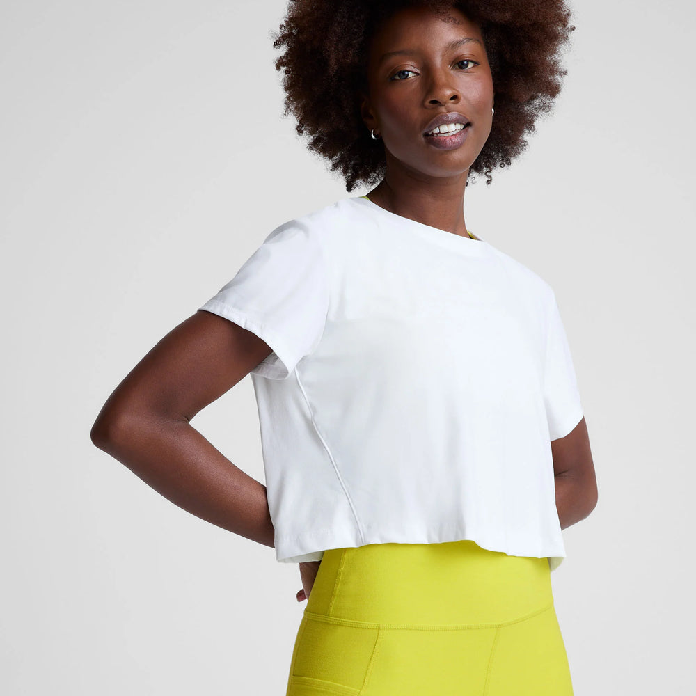 Beyond Yoga Featherweight Supreme Cropped Tee