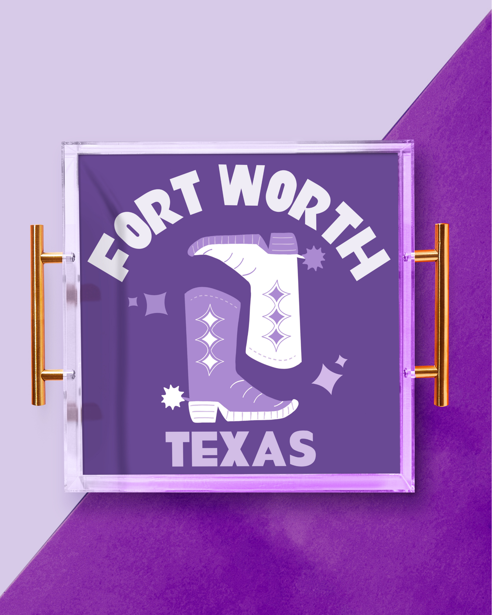 Tart by Taylor Fort Worth Acrylic Tray