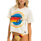 Aviator Nation Women's Logo Boyfriend Tee Vintage White
