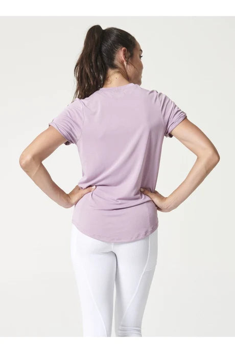 NUX Active Tied Up Tee Lilac