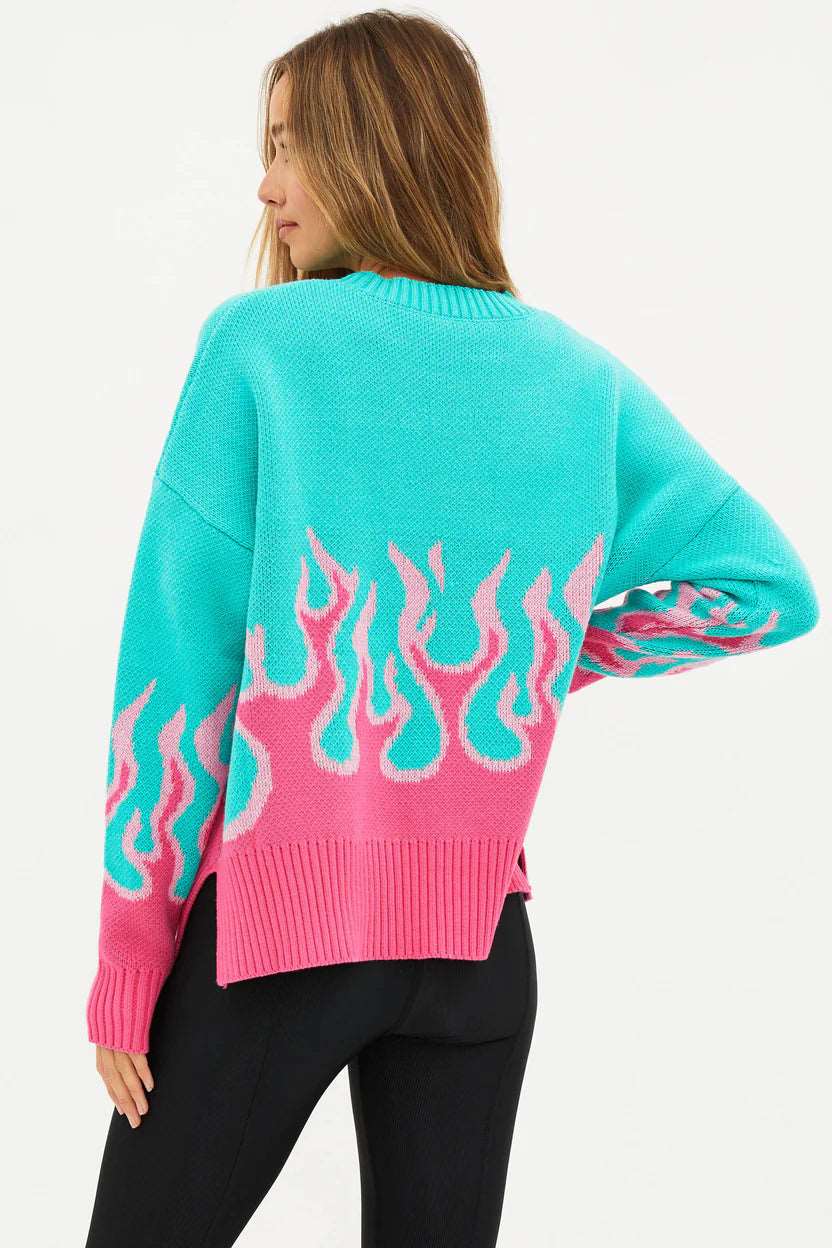 Beach Riot Callie Sweater Fandango Flames