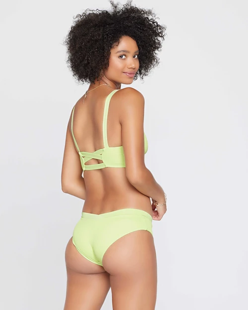 
                  
                    L*Space Ribbed Vera Bikini Top & Bottom - Mojito
                  
                