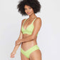 L*SPACE Ribbed Vera Bikini Top - Mojito