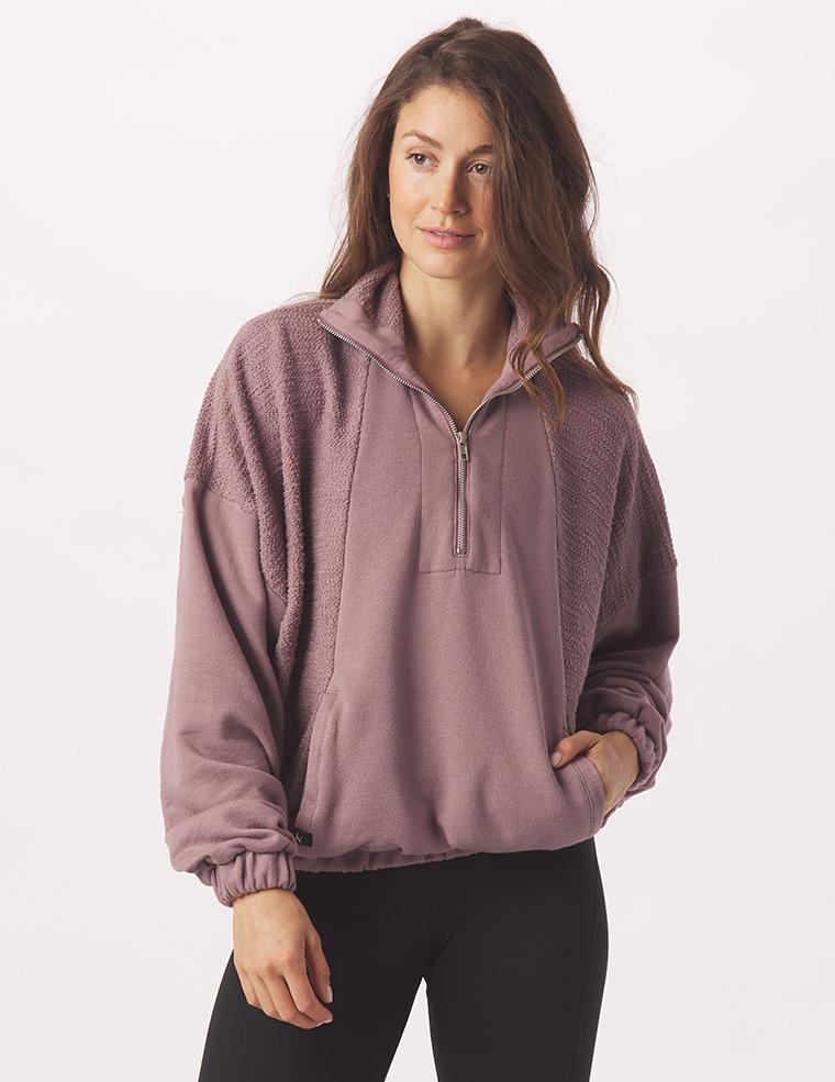 
                  
                    Glyder Women's Complex Quarter Zip Pullover - Lavender Bark Brown
                  
                