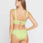 L*SPACE Ribbed Vera Bikini Top - Mojito