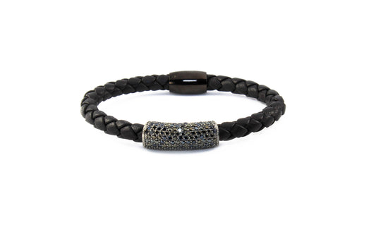 Liza Schwartz Glam Bar Black Nappa Leather