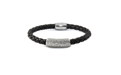 Liza Schwartz Glam Bar Black Nappa Leather