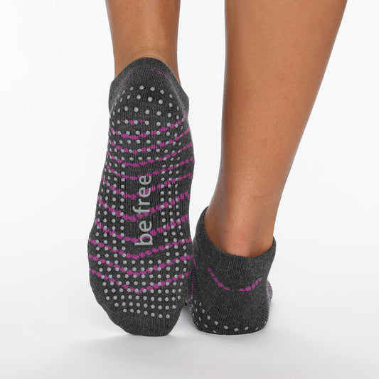 StickyBe Socks : Be Free Bridget Grip Socks (Sangria)