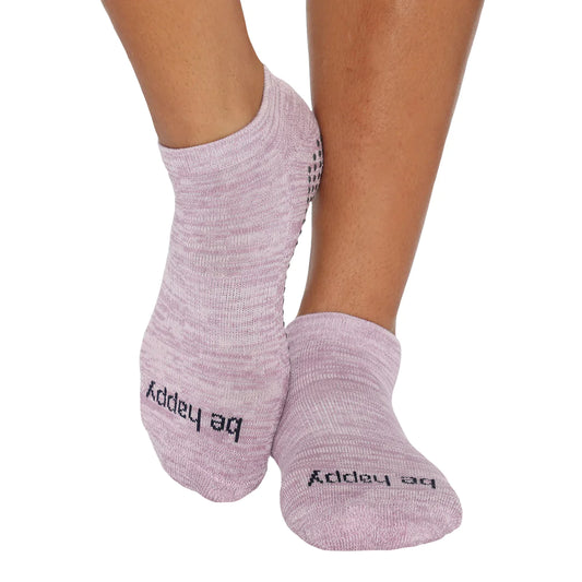 StickyBe Socks : Be Happy Marbled Grip Socks (Quartz)