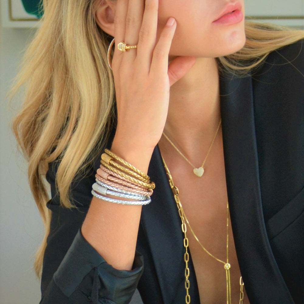 
                  
                    Liza Schwartz SOBE Bar Triple Wrap Silver
                  
                