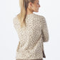 Glyder Lounge Long Sleeve Oatmilk Leopard