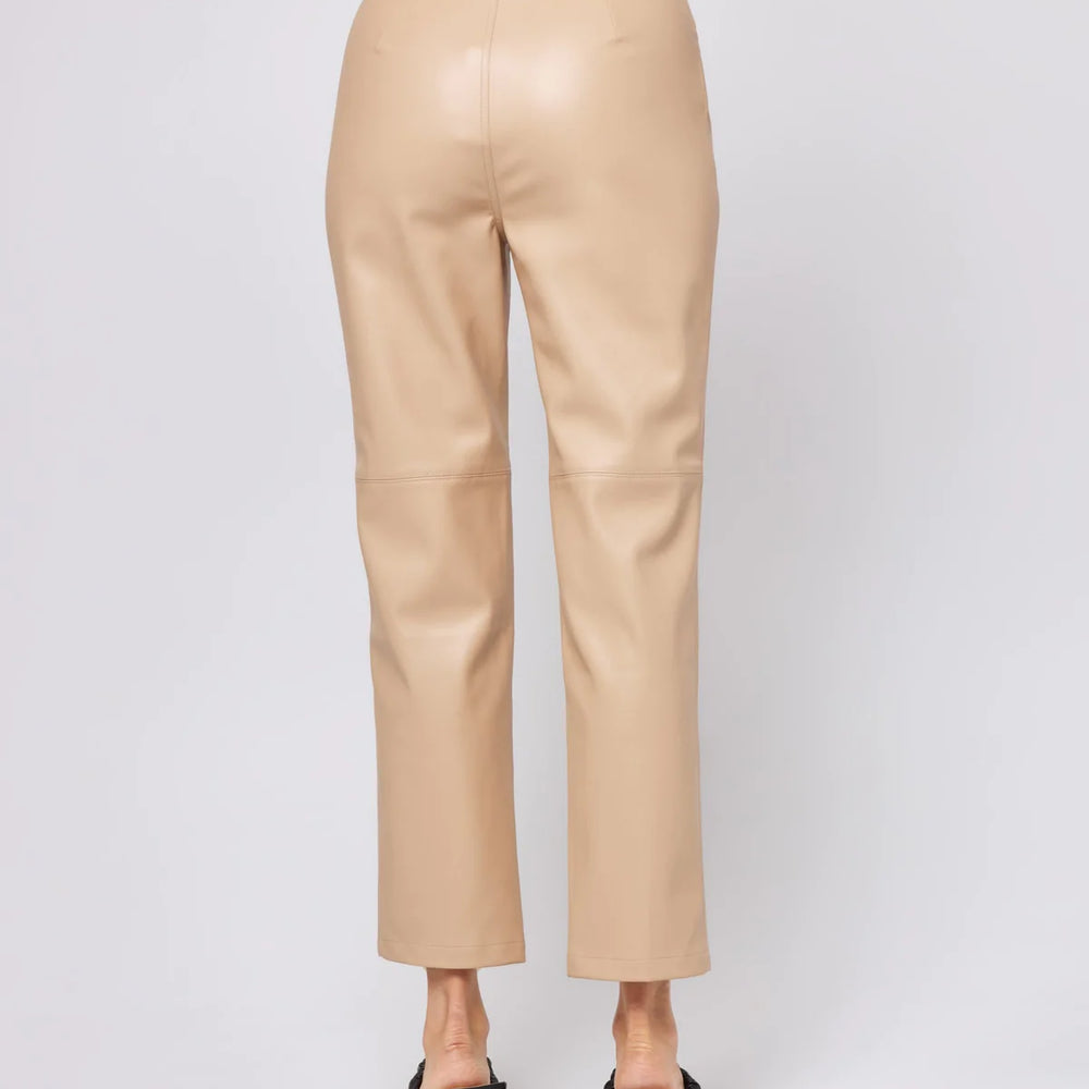
                  
                    L*Space Women's Quincey Faux Leather Cropped Pants - Latte Tan
                  
                
