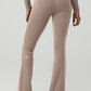 Alo Yoga Airbrush High Waist Flutter Legging Taupe