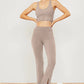 Alo Yoga Airbrush High Waist Flutter Legging Taupe