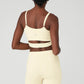 Alo Yoga Airbrush Enso Bra- French Vanilla