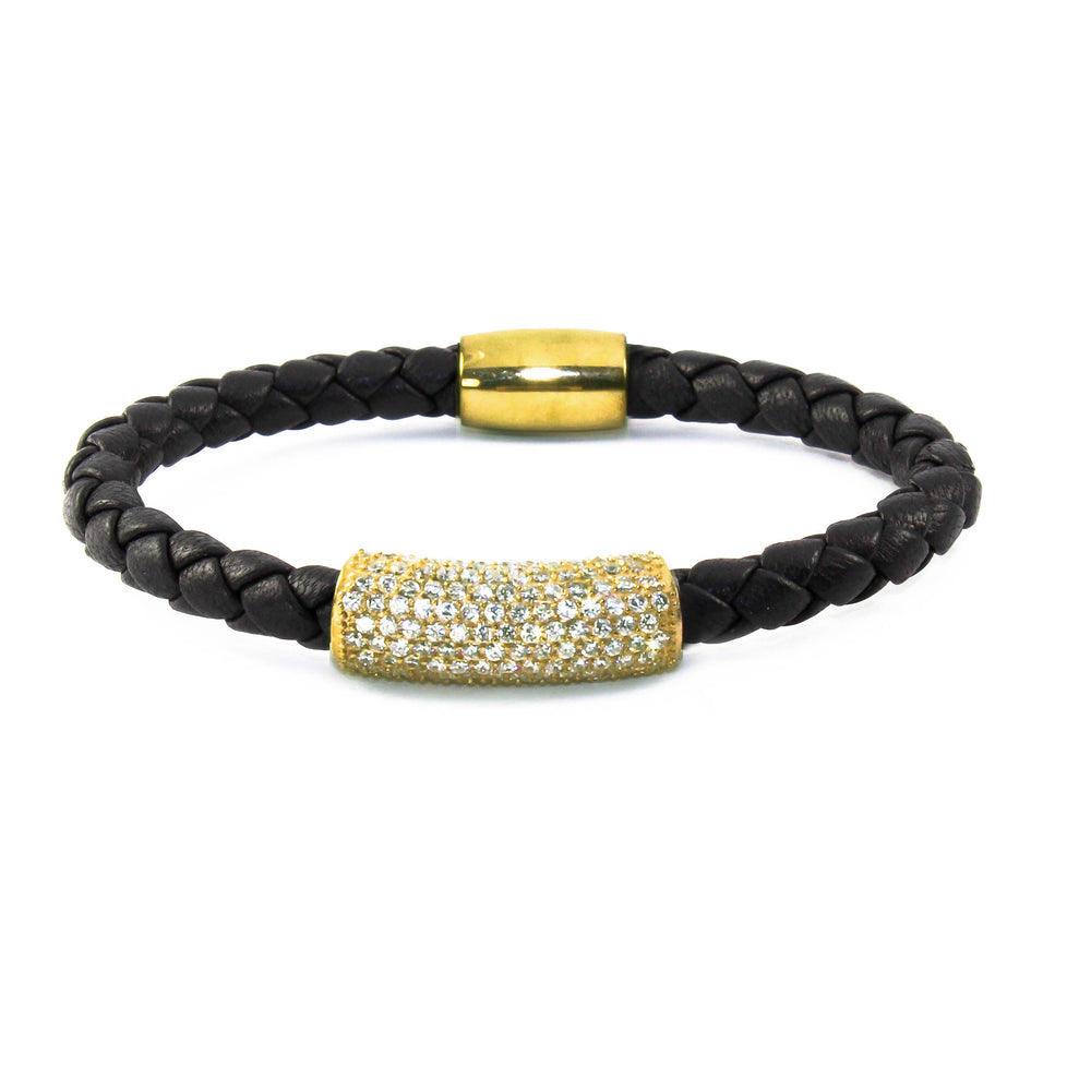 
                  
                    Liza Schwartz Glam Bar Nappa Leather Bracelet
                  
                