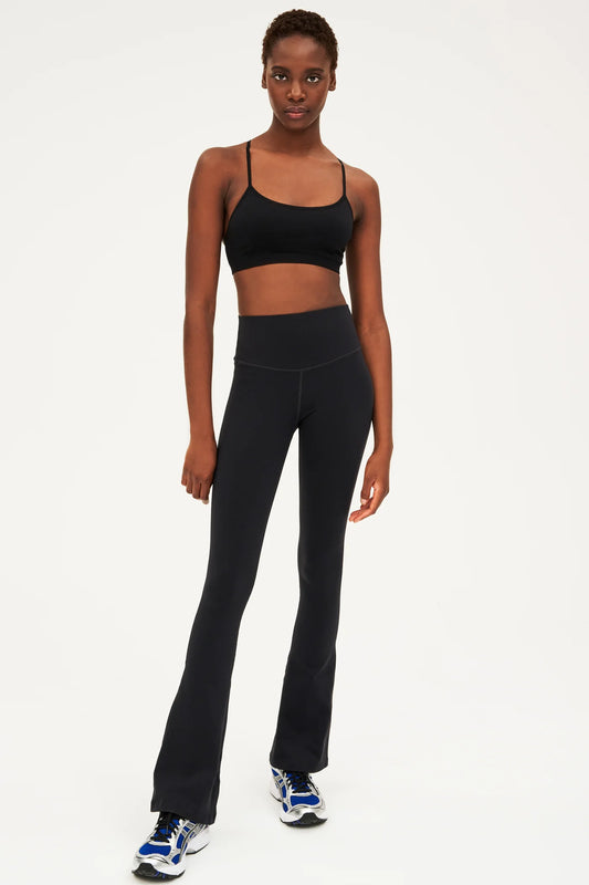 SPLITS59 RAQUEL HIGH WAIST Supplex Flare Short Black